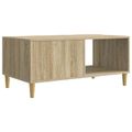 vidaXL Konferenčný stolík Dub sonoma 90 x 50 x 40 cm Kompozitné drevo