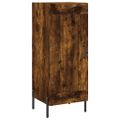 vidaXL Komoda dymový dub 34,5x34x90 cm spracované drevo