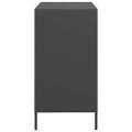 vidaXL Komoda čierna 68x39x73,5 cm oceľ valcovaná za studena