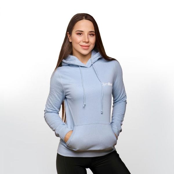 Dámska mikina PRO Hoodie Blue - GymBeam, veľkosť M