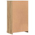 vidaXL Vysoká skrinka dub artisian 60x35,5x103,5 cm kompozitné drevo