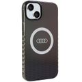 Puzdro Audi pre iPhone 15 Plus 6,7" čierne IML Big Logo MagSafe Case