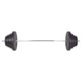 vidaXL Súprava závaží a tyčí barbell a dumbbell, 120 kg