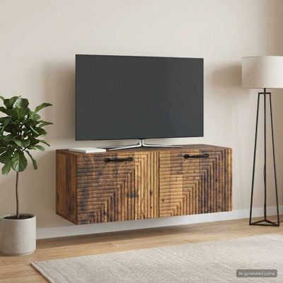 vidaXL Nástenná TV skrinka Nástenný Staré drevo 78,5 x 31 x 30 cm