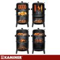 Záhradný gril s krytom 44x80x42cm Kaminer 3IN1 záhradná udiareň, teplomer, udiareň 3v1 Zahradní gril s krytem 44x80x42cm Kaminer 3IN1 zahradní udírna, teploměr, udírna 3v1