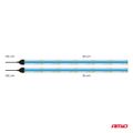 LED pásiky COB do auta modré 2x30 cm 12 V AMiO-04571