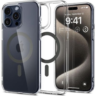 Spigen Ultra Hybrid Magsafe case for iPhone 15 Pro Max 6,7" graphite
