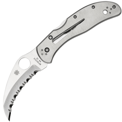 Spyderco C08S Harpy vreckový nôž 7 cm, celooceľový