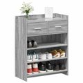 vidaXL Skriňa na topánky 73,5 x 36 x 92 cm Kompozitné drevo