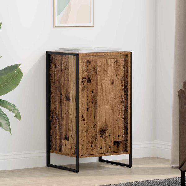 vidaXL Servírovacia skriňa Staré drevo 43 x 36 x 75,5 cm