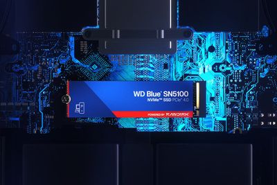 WD Blue SN5100 2TB SSD Powered by SANDISK / NVMe M.2 PCIe Gen4 / Interný / chladič / M.2 2280 SSD disk, interný, 2000GB, M.2 2280, PCIe Gen 4 x4, NVMe, 3D NAND QLC