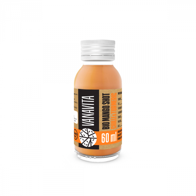 BIO Mango shot s chilli a kurkumou - VanaVita, bez príchute, 60 ml