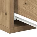 vidaXL Nástenné nočné stolíky 2 ks dub artisan 40x32x15cm sprac. drevo