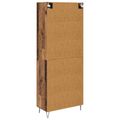 vidaXL Highboard Staré drevo 69,5 x 34 x 90 cm Kompozitné drevo