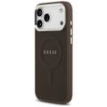 Puzdro Guess Classic Logo MagSafe pre iPhone 17 Pro Max hnedá
