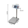 Elektronická skladová váha Malatec 23536, nosnosť 100kg, čierna Elektronická skladová váha Malatec 23536, nosnosť 100kg, čierna