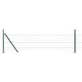 vidaXL Hexagonálne oplotenie s betónovým podstavcom 10 x 0,5 m Zelená