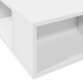 vidaXL Posteľný rám biely 90x200 cm kompozitné drevo