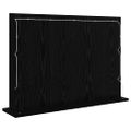 vidaXL Toaletné zrkadlo Čierny dub 80 x 15 x 18 cm Obdĺžnikový