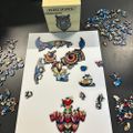 Drevené puzzle Kruzzel 24551 Sova