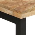 vidaXL Konzolový stolík 110x35x76 cm masívne hrubé mangovníkové drevo