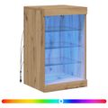 vidaXL LED komoda Remeselný dub 41 x 37 x 67 cm Kompozitné drevo