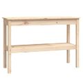 vidaXL Konzolový stolík 110x40x75 cm masívne borovicové drevo