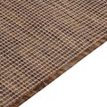 vidaXL Vonkajší koberec s plochým tkaním 160x230 cm hnedý