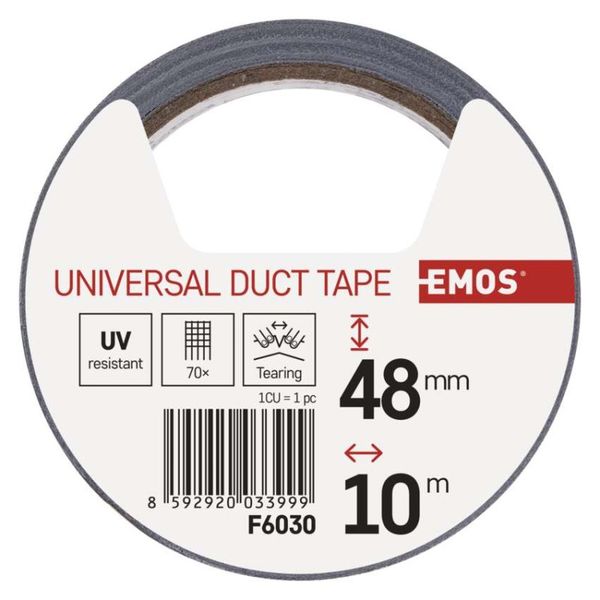 Univerzálna páska 48mm / 10m DUCT TAPE, 10ks, display box