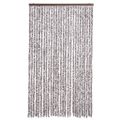 vidaXL Záves proti hmyzu, hnedý a béžový 118x220 cm, ženilka