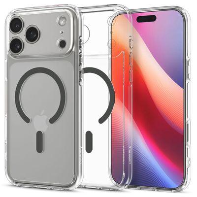 Obal Spigen Ultra Hybrid Mag Magsafe pre iPhone 17 Pro priehľadný/grafitový