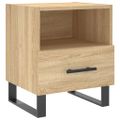 vidaXL Nočné stolíky 2 ks dub sonoma 40x35x47,5 cm kompozitné drevo