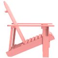 vidaXL Záhradná stolička Adirondack jedľový masív ružová