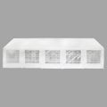 vidaXL Biely párty stan 10 x 5 m