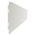vidaXL Obrubník trávnika 50 ks 10 x 103 cm Nehrdzavejúca oceľ