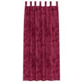 vidaXL Sametové závesy 2 ks vínovo červená 260 x 140 cm Zamat