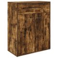 vidaXL Komoda dymový dub 60x30x75 cm spracované drevo