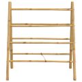 vidaXL Dvojitý rebrík na uteráky so 4 priečkami 90x50x100 cm bambus