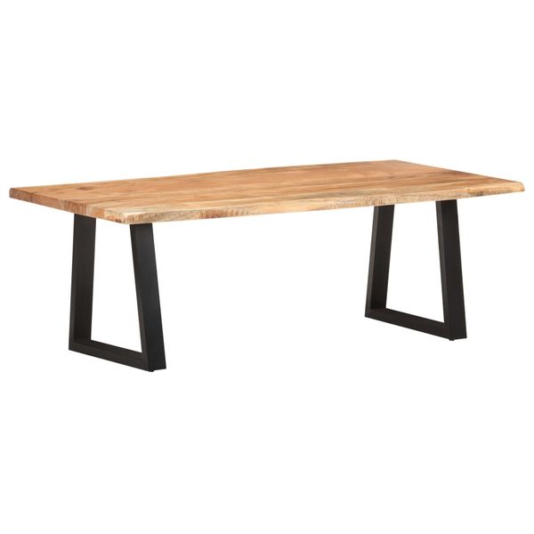 vidaXL Konferenčný stolík, nepravidelné hrany 115x60x40 cm, akácia