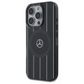 Puzdro Mercedes pre iPhone 16 Pro 6,3" MEHMP16L23HRSK Hardcase MB Double Layer Crossed Lines MagSafe čierne