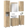 vidaXL Sada kúpeľňového nábytku TULUM 5 ks Sonoma dub 60 x 34 x 63 cm
