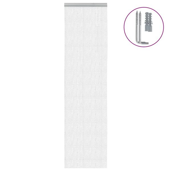 vidaXL Záves na dvere 56x202 cm hliník