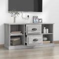 vidaXL TV skrinka sivý dub sonoma 99,5x35,5x48 cm kompozitné drevo