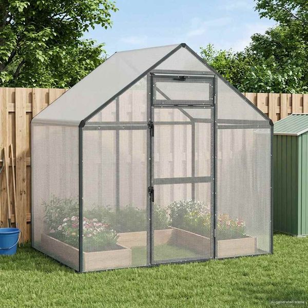 vidaXL Klietka pre vtákov Antracitová 181,5 x 110,5 x 173,5 cm