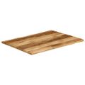vidaXL Stolová doska živá hrana 110x80x2,5 cm masívny surový mangovník