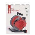 Predlžovací kábel EMOS P19125 na bubne 25 m / 1 zásuvka / červený / PVC / 230 V / 1,5 mm2