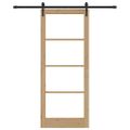 vidaXL Posuvné dvere Prírodná 86 x 211 cm