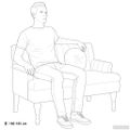 vidaXL Lavička s vankúšmi modrá 113x64,5x75,5 cm látka