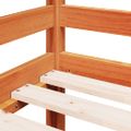 vidaXL Detská vyvýšená posteľ rebrík vosková 90x200cm masívna borovica