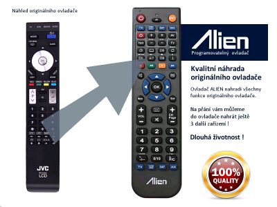 Diaľkový ovládač ALIEN JVC RM-C2500